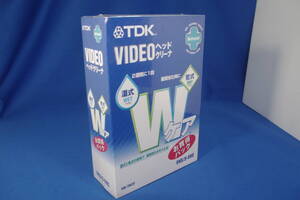 TDK ビデオヘッドクリーナー湿式 乾式 Wケアセット S-VHS対応 未使用品 TV-1