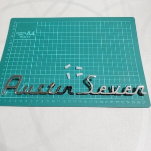 ローバーミニ クラシックミニ　Austin Seven　オースティン　セブン　スクリプト　エンブレム セット 英国製 新品