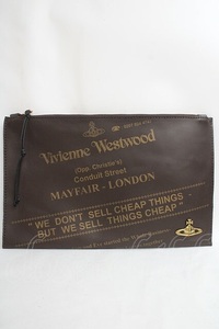 Vivienne Westwood / OW　ポーチ ブラウン Y-24-05-01-020-gd-WD-ZH