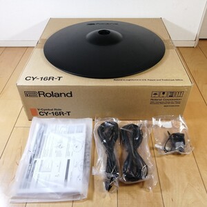 美品!!　動作確認済!!　Roland　ローランド　V-Drums　16インチ　電子ドラム　ライドシンバル　シンバルパッド　CY-16R-T