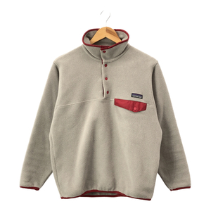 Patagonia パタゴニア 【men1008D】 SYNCHILLA シンチラ スナップT 25450F8 フリースジャケット プルオーバー グレー メンズ XS AG