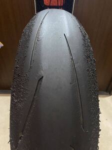 中古MCタイヤ 2022年製造 METZELER RACETEC RR K3 160/60ZR17 メッツラー レーステック 160 60 17 1822 M3508