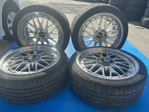 アルミホイール　鍛造　軽量 　BBS　LM115、LM114　18インチ　PCD114.3　8.5J、9.5J　ET38　225/40R18　255/35ZR18　040101