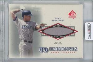 【ALEX RODRIGUEZ(Seattle Mariners)】2001 UD SP Authentic UD Exclusives Game Jersey 