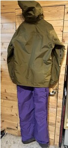 グリーンクロージング　GREENCLOTHING　上下セット　HEAVY JACKET とBIB PANTS 中古　XXL 綺麗