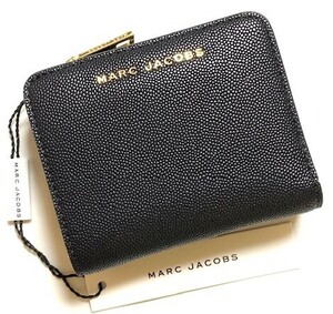 特価！ 人気 MARC JACOBS マークジェイコブス 二つ折り財布 ミニ財布 M0016993-001 ブラック 新品本物