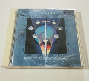 中古　国内CD ジャンク TOTO　Past to Present 1977-1990 ロザーナ アフリカ ホールド・ザ・ライン 99 ホールド・ユー・バック　 ベスト盤