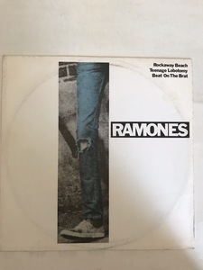 ■レアUKオリジ12■RAMONES-ラモーンズ/ROCKAWAY BEACH, TEENAGE LOBOTOMY, BEAT ON THE BRAT 1977年 英SIRE 爆音 EX+美盤