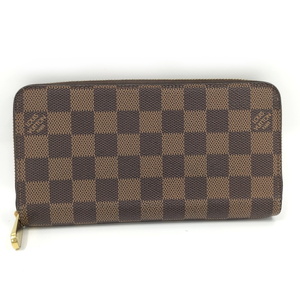 LOUIS VUITTON ラウンドファスナー長財布 ジッピーウォレット ダミエエベヌ N41661