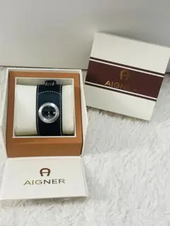 アイグナー　AIGNER レザーベルトウォッチ