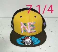 NEW ERA 59FIFTY くっきー ! NEロゴ ウォルナット / マニラ