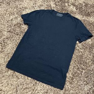 正規品 ZARA essentials ザラマン半袖Tシャツ プリントTシャツ イタリアデザイン スーパースリムフィット 日本japan トップス 黒