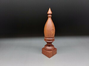 リングスタンド 指輪置き 指輪収納 指輪スタンド 花梨　木製　一点物　YamabikoWoodArt 