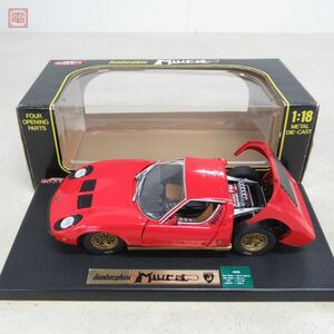 アンソン 1/18 ランボルギーニ ミウラ ANSON Lamborghini Miura 現状品【20