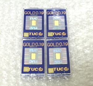 ★即決★激安★4個セット★純金 インゴット 0.1g 徳力本店 ゴールド GOLD 24K 金工芸品　No.236