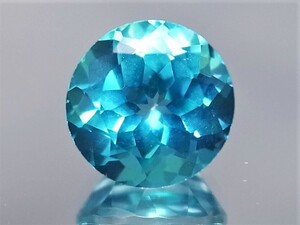 １２００円～売り切り!!特売品３．３８ct テリ凄 パライバブルーカラー天然トパーズ ブラジル産