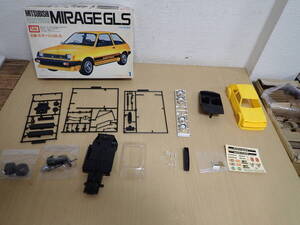 「713/S5B」⑱IMAI イマイ 1/24 三菱ミラージュGLS ミツビシ ツーボックスカーシリーズ1 MITSUBISHI MIRAGE プラモデル 元箱 希少 レトロ