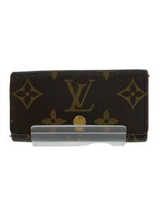 LOUIS VUITTON◆ミュルティクレ4_モノグラム・キャンバス_BRW/PVC/BRW/メンズ