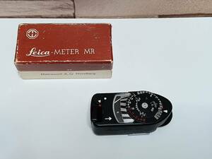 Leica ライカ METER MR ブラッククローム 露出計 元箱付き