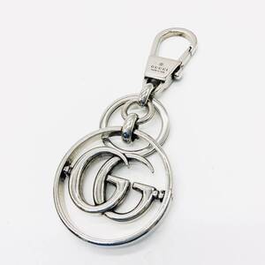 【保管品】GUCCI グッチ キーチェーン キーリング キーホルダー ダブルG ロゴ シルバー系 752067 / ot-1008-sw