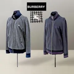 【BURBERRY】ブラックレーベル　千鳥格子　リバーシブル　ジャケット　2М