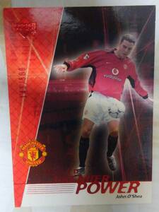 】UD 2002 ManchesterUnited】№64/John O’Shea●500枚限定 パラレルカード