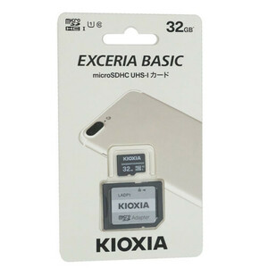 【ゆうパケット対応】キオクシア microSDHCメモリーカード EXCERIA BASIC KMSDER45N032G 32GB [管理:1000025591]