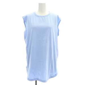 キャラクス CALUX 23SS CANDY COLOR SLEEVELESS TEE ドゥーズィエムクラス取扱 カットソー ノースリーブ コットン F ピンク