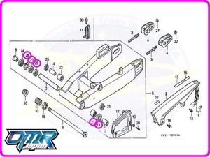 【新品】 ベアリング＆オイルシール (スイングアーム) NSR250R MC18 MC16