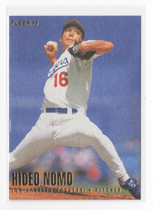 レア！【野茂英雄 ／ Hideo Nomo】1996 Fleer #442 ★ Los Angeles Dodgers ドジャース