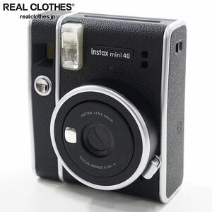 FUJIFILM/富士フィルム instax mini 40 チェキ インスタントカメラ ケース付き フラッシュ/シャッター動作確認済み /000