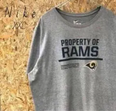 ナイキ　スウッシュロゴ　NFL　プリントロゴ　半袖　Tシャツ アメフト　古着