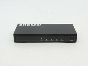 中古　HDMI 切替器　2X2　HDMI splitter 分配器 2入力2出力 　送料無料