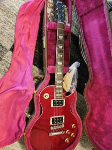 Gibson Les Paul Classic Premium plus trans red 1992年製 ネック補修歴あり