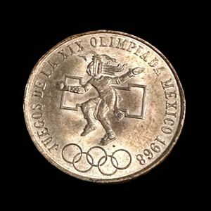 メキシコオリンピック銀貨