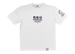 カミナリ　完売商品！　半袖Tシャツ　OFF-WHITE　Sサイズ　試作品　KMT-68