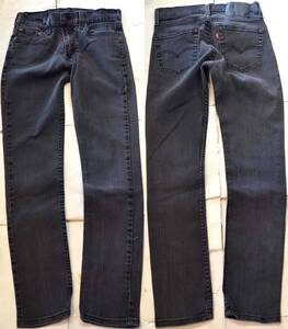 D69/LEVIS511 ブラックデニム　ストレッチ　スリム　極美品