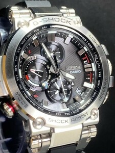 超美品 CASIO カシオ G-SHOCK ジーショック MT-G 腕時計 電波ソーラー腕時計 モバイルリンク Bluetooth スマホリンク MTG-B1000-1AJF