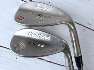 【即決】ウェッジ2本セット タイトリスト BV 56・14 / クリーブランド 58 CG-F2 FORGED