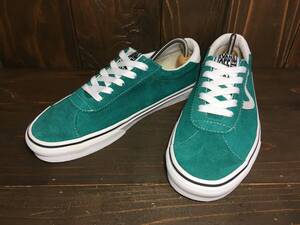 ★VANS バンズ Sport Low スポーツ ロー スエード アナハイム ファクトリー コレクション 緑×白 26.0cm 美品 Used 検 オールドスクール