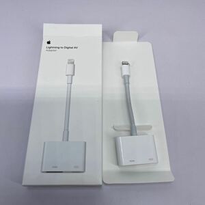 ク) [動作確認済み]アップル Apple A1438 Lightnimg Digital AVアダプター 変換ケーブル ライトニング MD826AM/A 管理M 送料185円