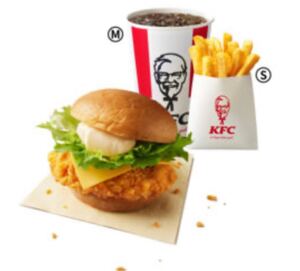 ケンタッキーフライドチキン KFC チーズチキンフィレバーガーセット 無料引換券 2月28日まで　デジタルギフト券 クーポン