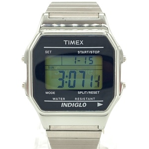 〇〇 TIMEX タイメックス Supreme シュプリーム コラボ 腕時計 TW2U03500 シルバー やや傷や汚れあり