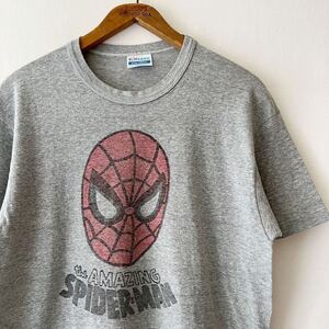 80s SPIDER-MAN Tシャツ L USA製 ビンテージ 80年代 SPIDERMAN スパイダーマン MARVEL マーベル アメコミ オリジナル ヴィンテージ