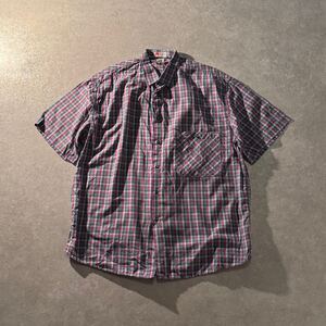 Euro Marlboro madras check short shirt