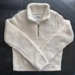 超美品　HOLLISTER/ホリスター ボアフリース　ハーフジップ