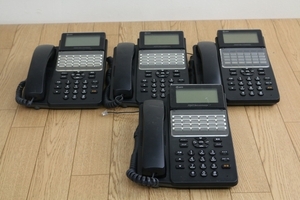 【NTT】αA1（A1-24STEL-1K）電話機４点セット　2016年製　ビジネスフォン　未チェック　管ざ7625