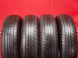 タイヤ4本 《 ヨコハマ 》 DNA エコス ES300 [ 145/80R12 74S ]8.5分山★ アルト ミラ ライフ ミニカ ザッツ n12