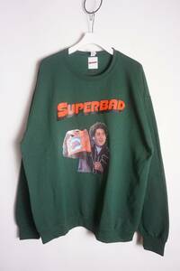 21AW WACKOMARIA ワコマリア × SUPERBAD SB-WM-SS02 Crew neck sweat shirt クルーネック スウェット シャツ トレーナー 緑 サイズXL 512O