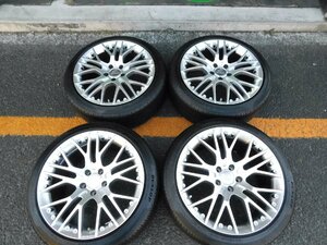 s_ タイヤホイール4本セット 225/45R19・245/40R19 ダンロップ VE304 19インチ Carlsson 8.5／9.5J ×19 +40 114/5H 昭和店